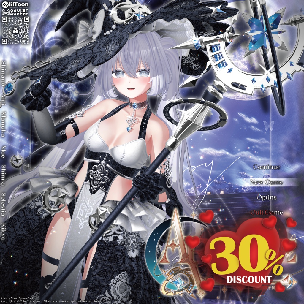 【8アバター対応】🎃Arcane_Veil🎃