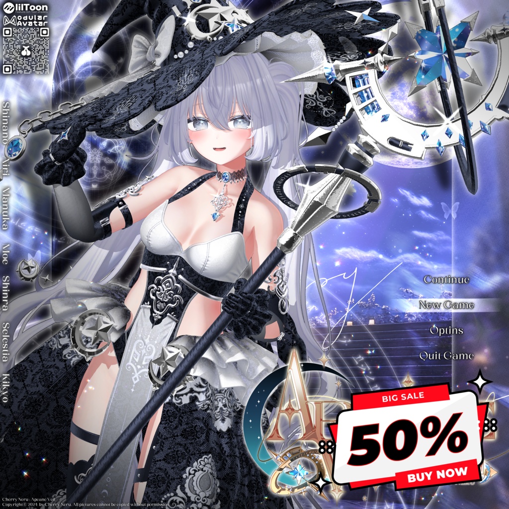 【8アバター対応】🎃Arcane_Veil🎃