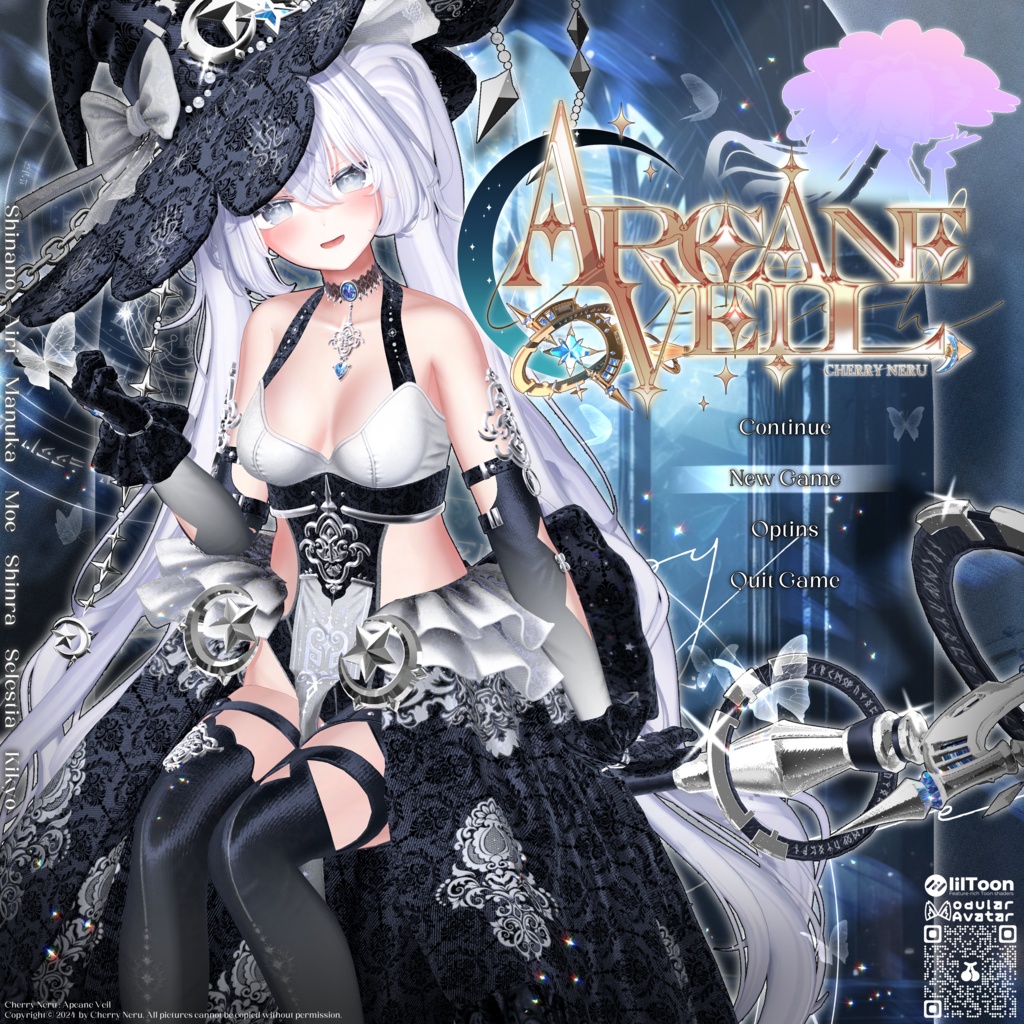 【8アバター対応】🎃Arcane_Veil🎃