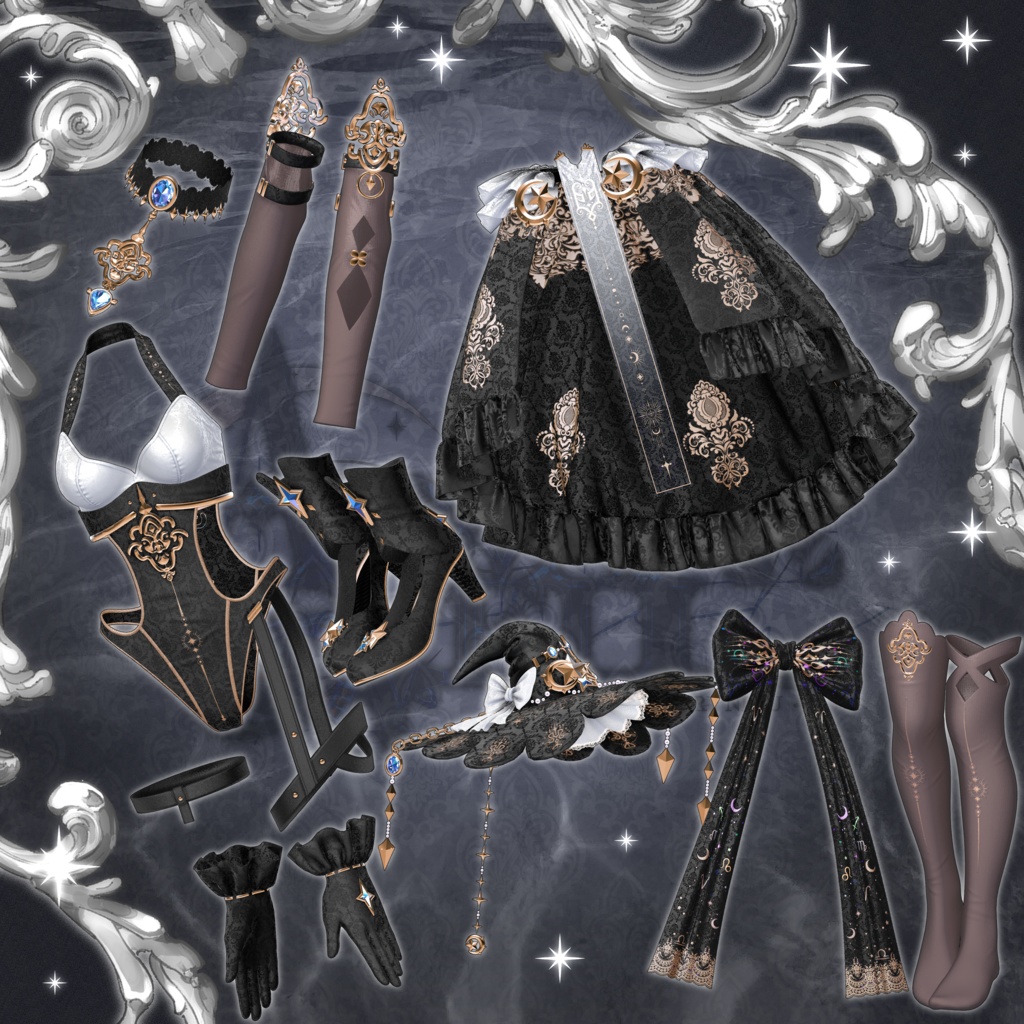 【8アバター対応】🎃Arcane_Veil🎃