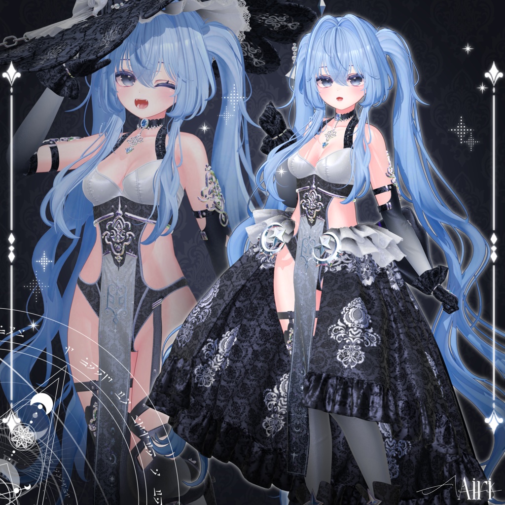 【7アバター対応】🎃Arcane_Veil_Hair🎃