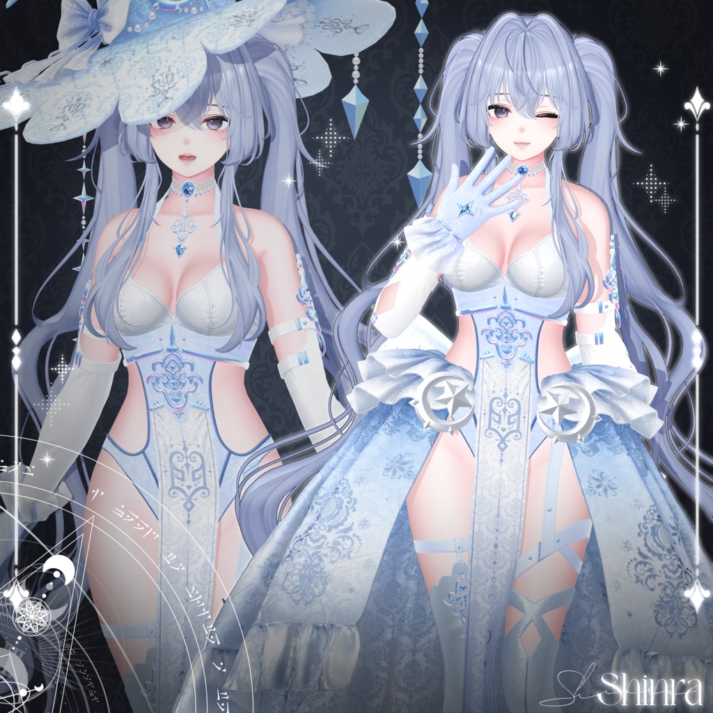 【7アバター対応】🎃Arcane_Veil_Hair🎃