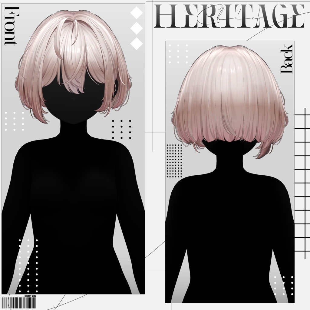 【9アバター対応】✨Heritage_Chic_Hair✨
