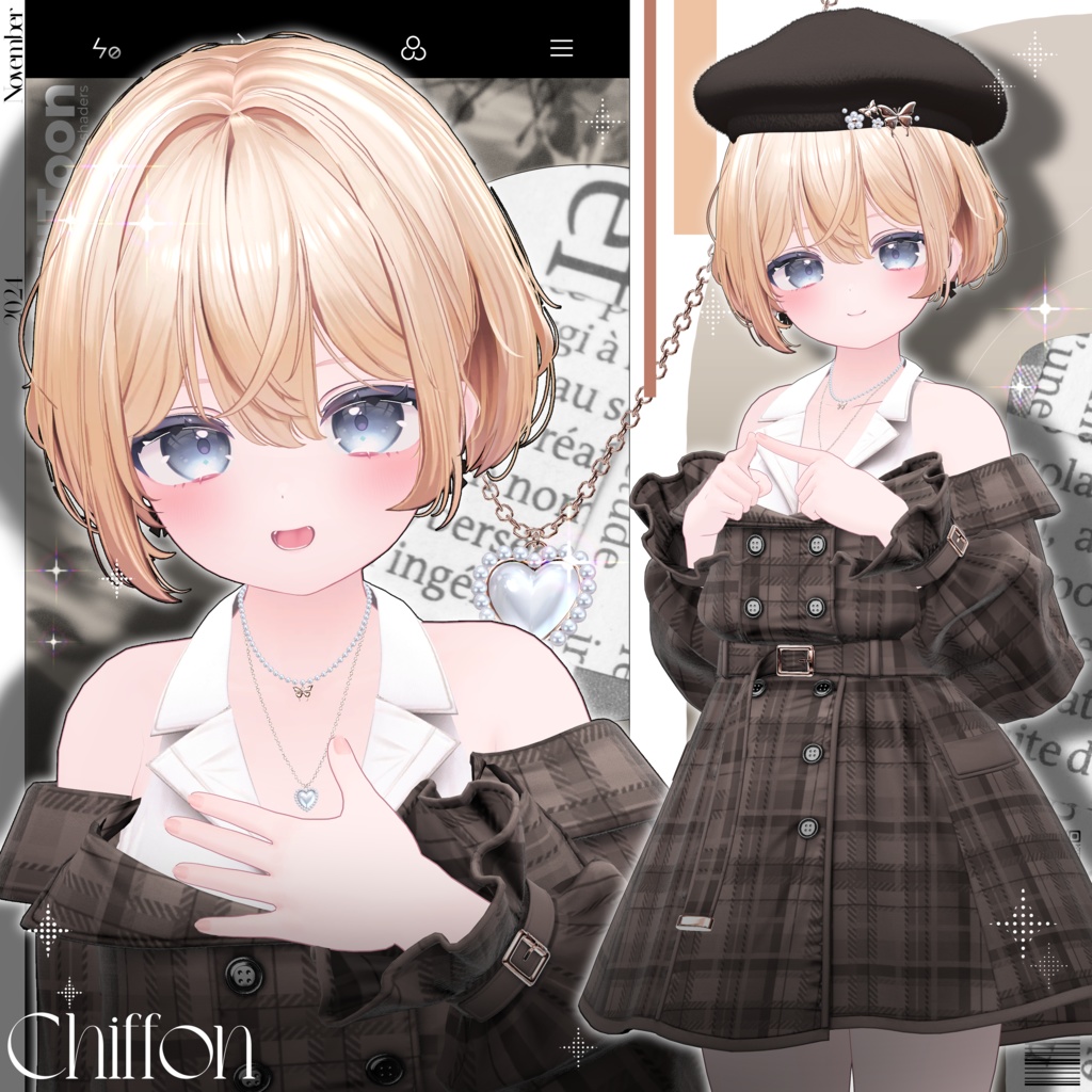 【9アバター対応】✨Heritage_Chic_Hair✨