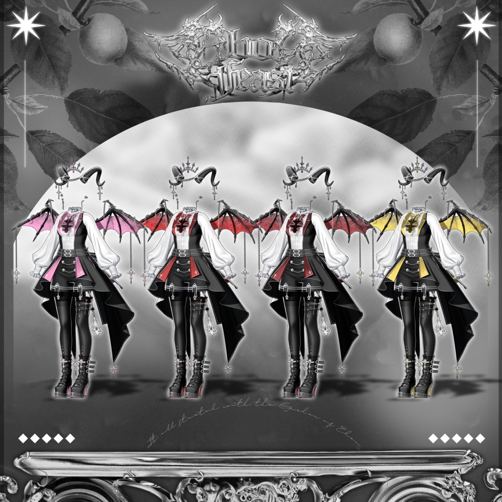 【14アバター対応】🦇Ebon_Feast🦇