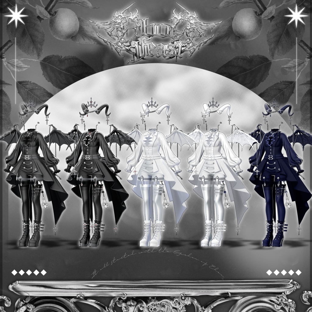 【14アバター対応】🦇Ebon_Feast🦇