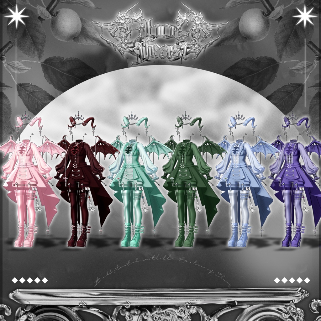 【14アバター対応】🦇Ebon_Feast🦇