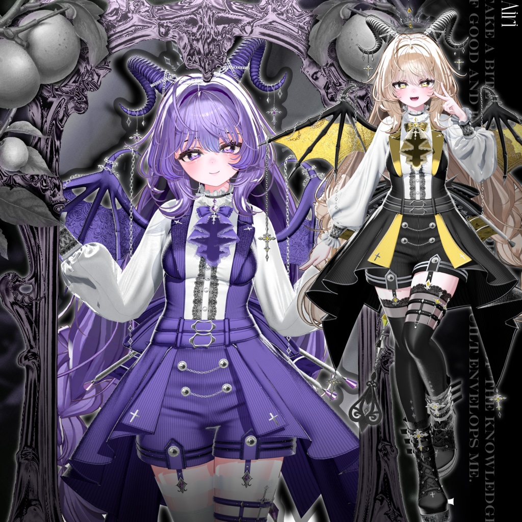 【14アバター対応】🦇Ebon_Feast🦇