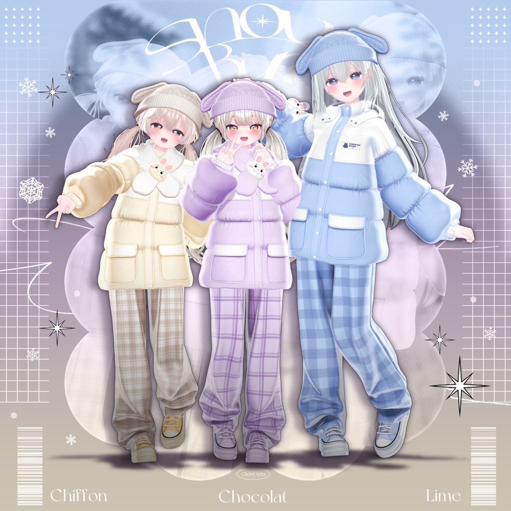 【15アバター対応】❄️Snow_Bun❄️