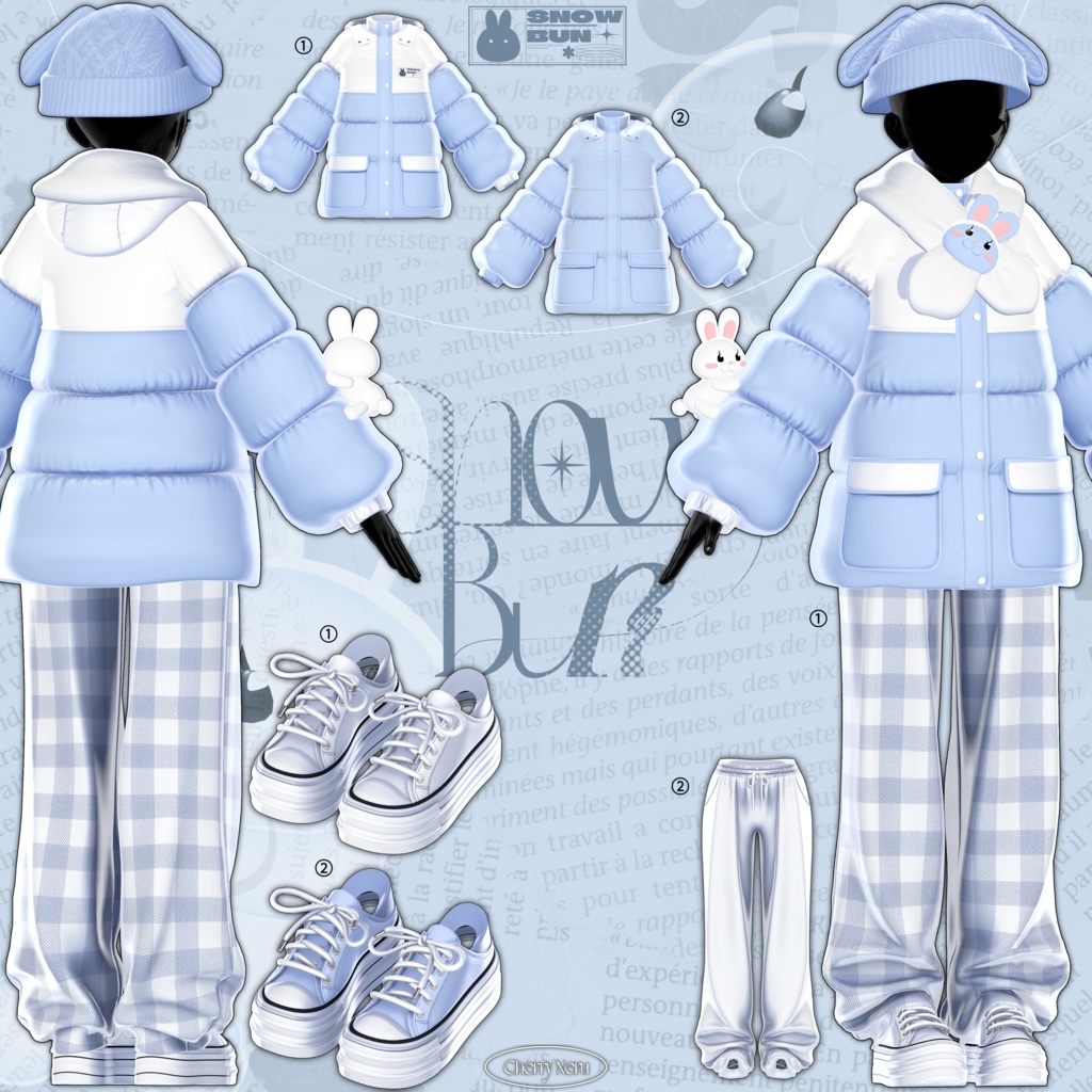 【15アバター対応】❄️Snow_Bun❄️