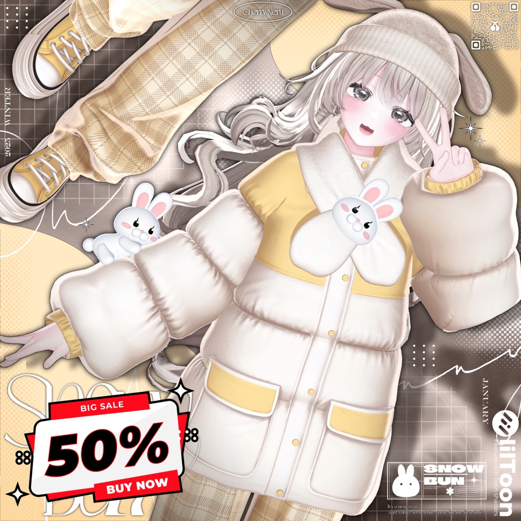 【15アバター対応】❄️Snow_Bun❄️