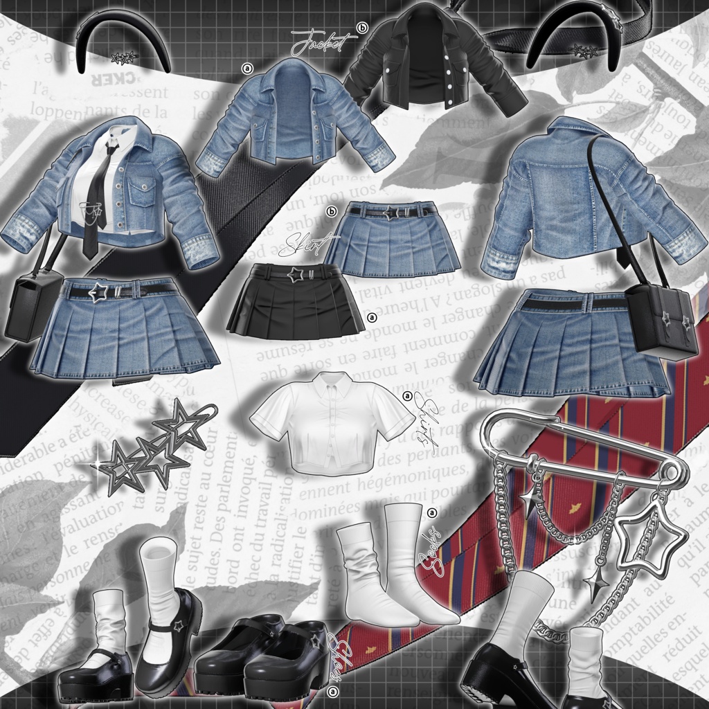 【13アバター対応】Denim_Daze