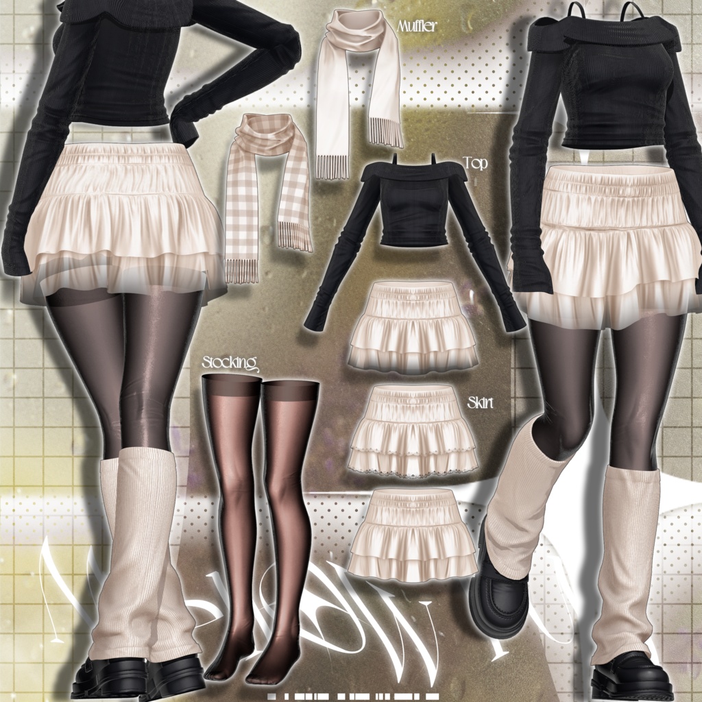 【12アバター対応】❤️Mellow_Puff❤️