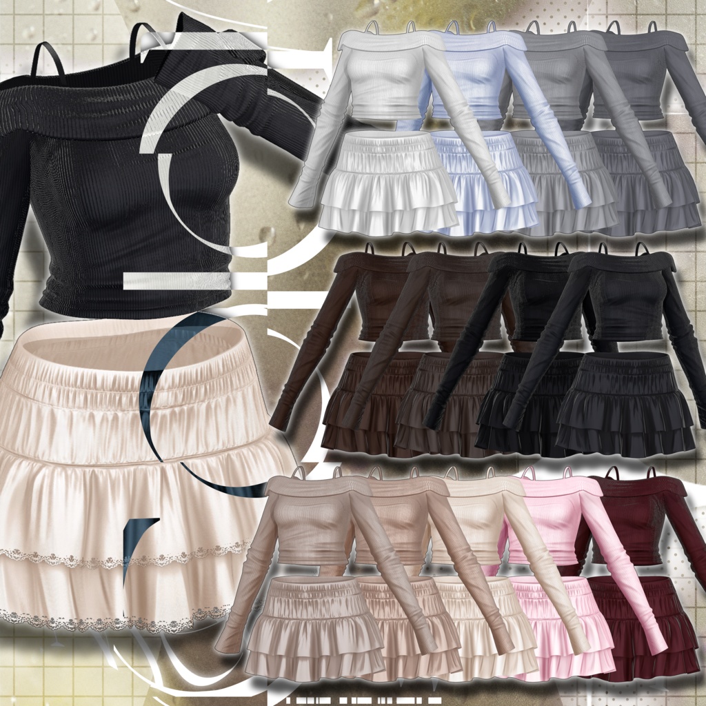 【12アバター対応】❤️Mellow_Puff❤️