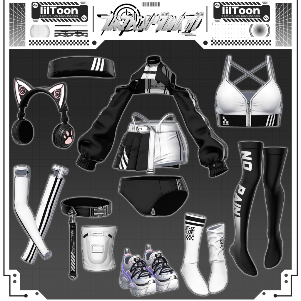 ✨【13アバター対応】Neon_Dive✨