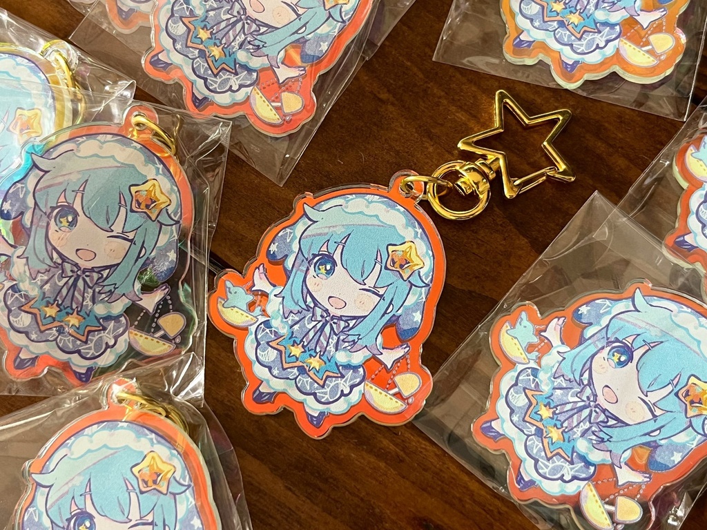 金平糖と恋のホロスコープ いるかアイスアクリルキーホルダー