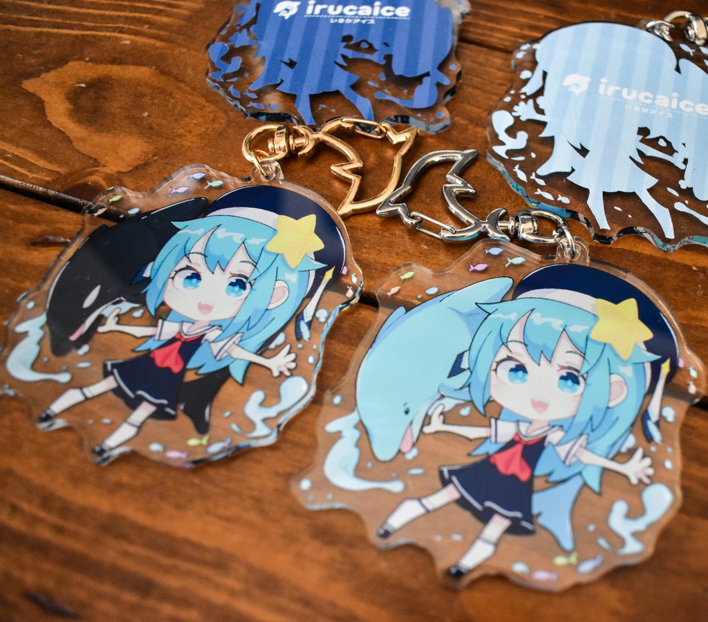 ルッカ アクリルキーホルダー(イルカ&オルカ)2個セット
