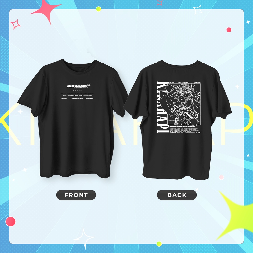 キラハピ2024Tシャツ(黒)