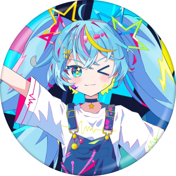 ハピフルエンサー! ランダム缶バッジ【#キラハピ2025】