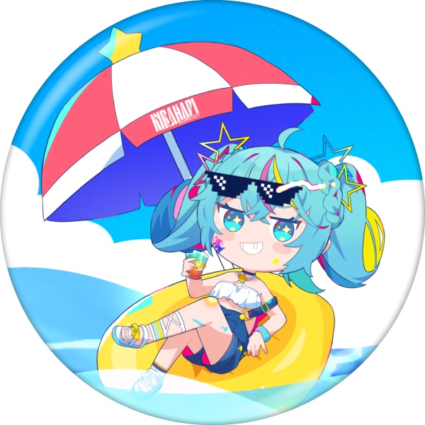 ハピフルエンサー! ランダム缶バッジ【#キラハピ2025】