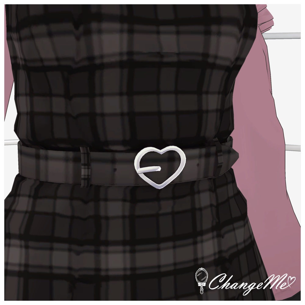 3D衣装『ガーリーチェックOP』