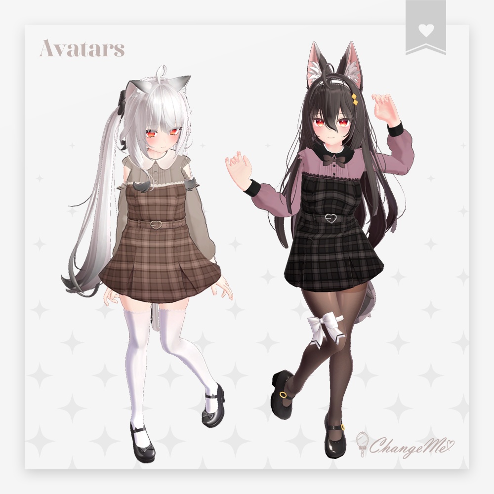 3D衣装『ガーリーチェックOP』