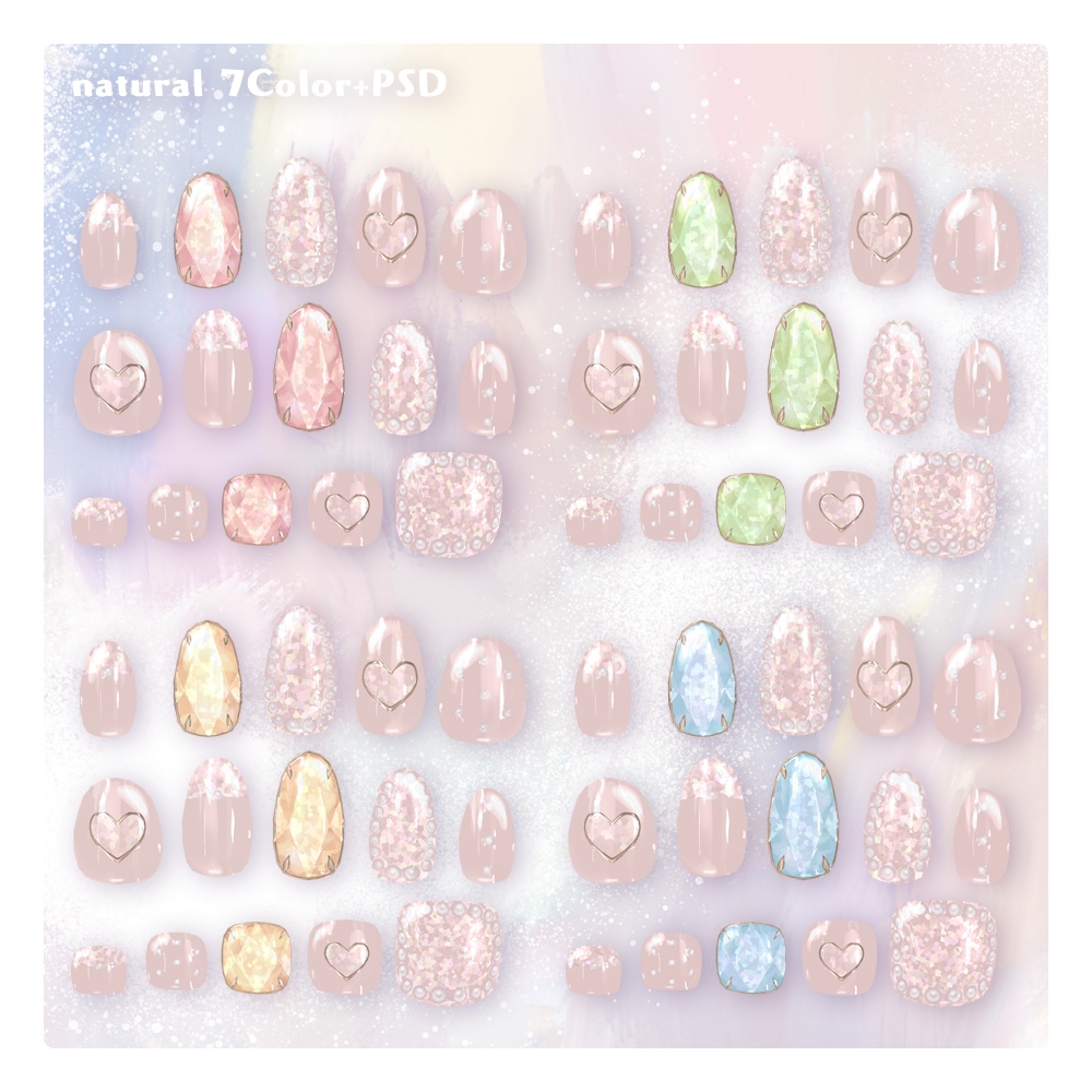 MDollnail『ポイントジュエリーネイル』【誰でもつけれる】