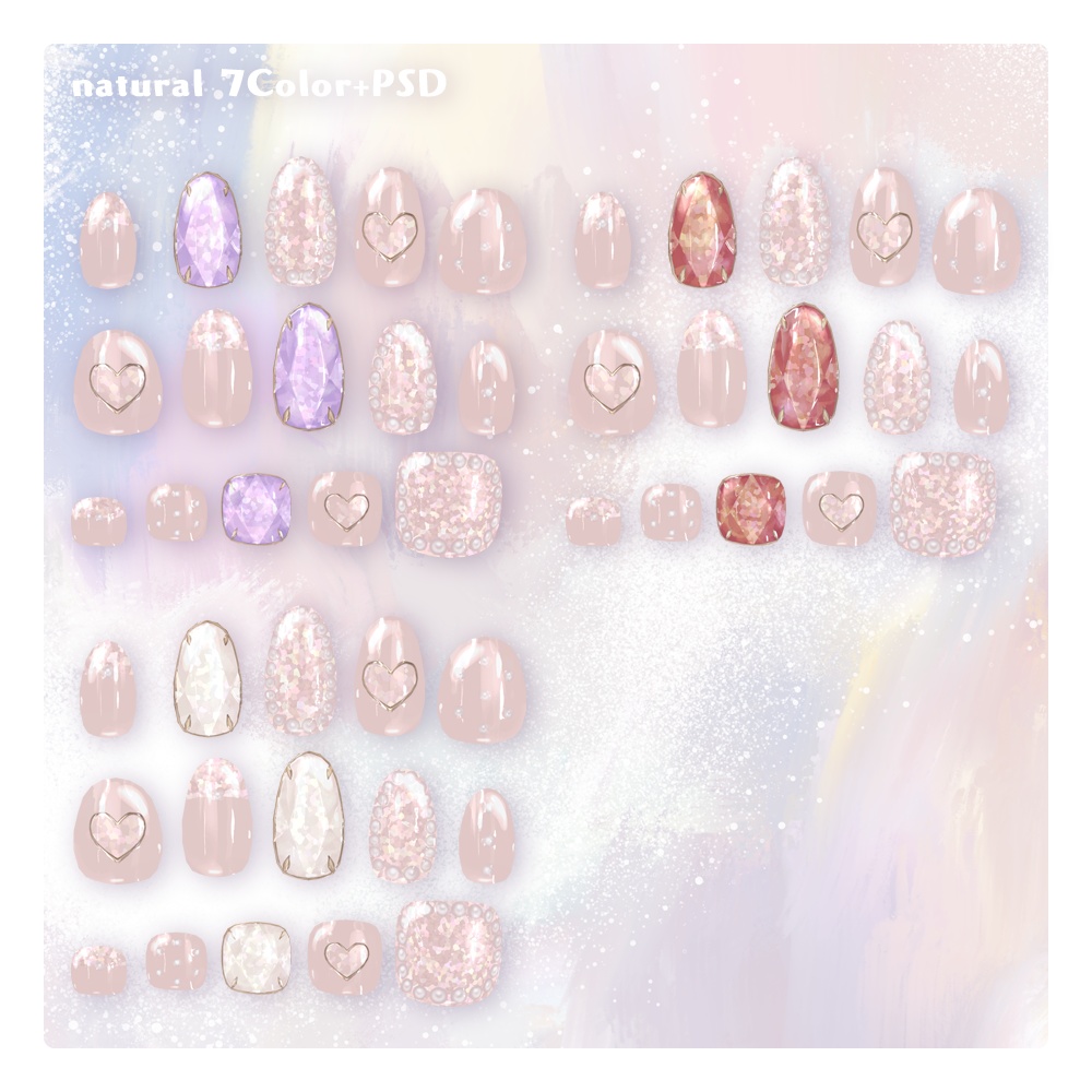 MDollnail『ポイントジュエリーネイル』【誰でもつけれる】