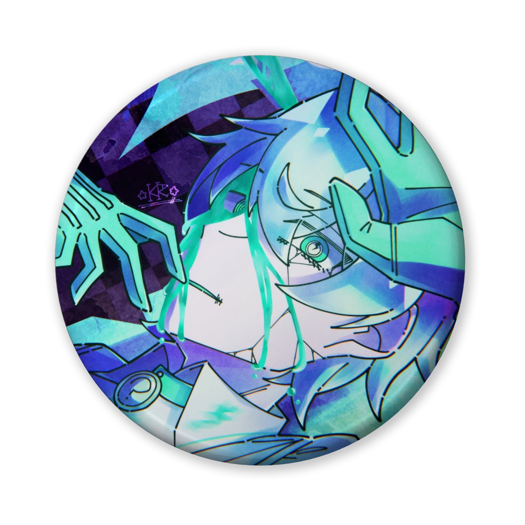 KIRA no KO缶バッジ@ワレモノチュウイ