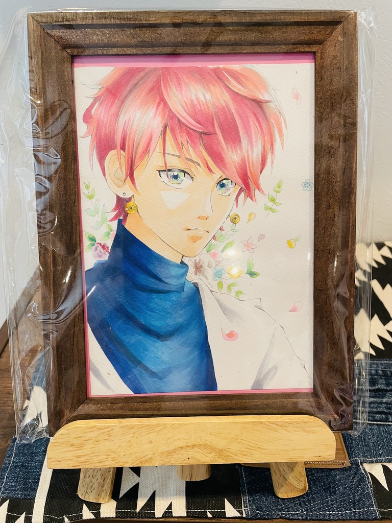 手描きアナログイラスト　男の子