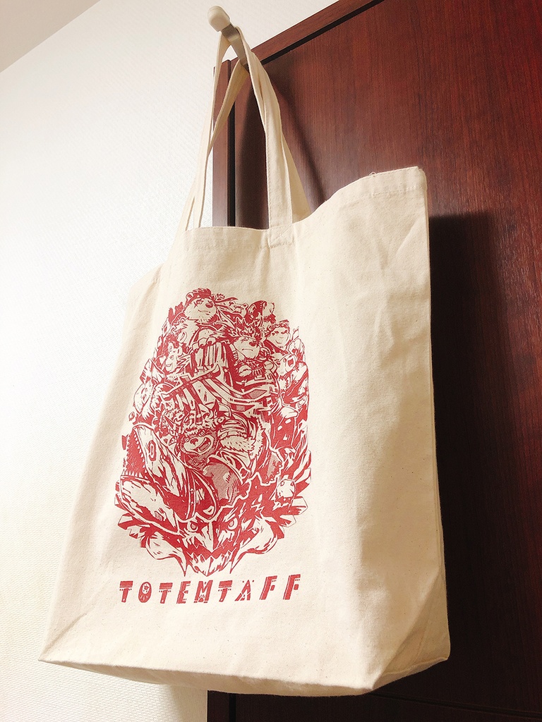 熊族トートバッグ(マチ付)