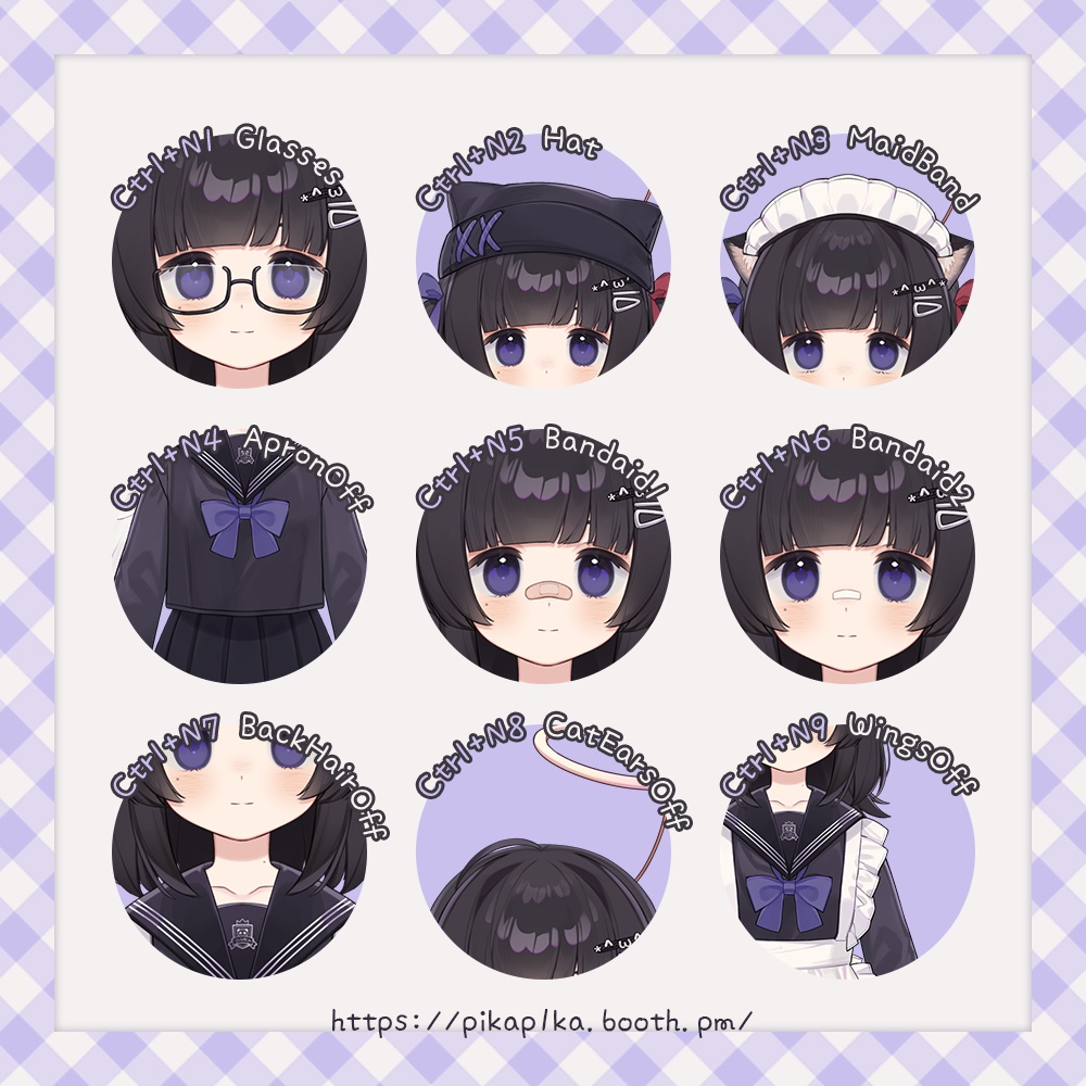 HINA 汎用Live2Dモデル·VTS