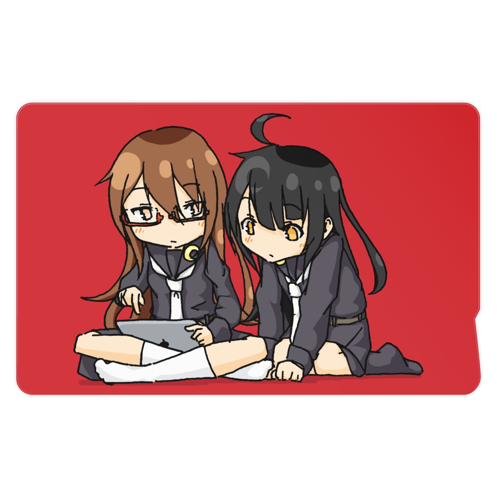 もちみかペアステッカー