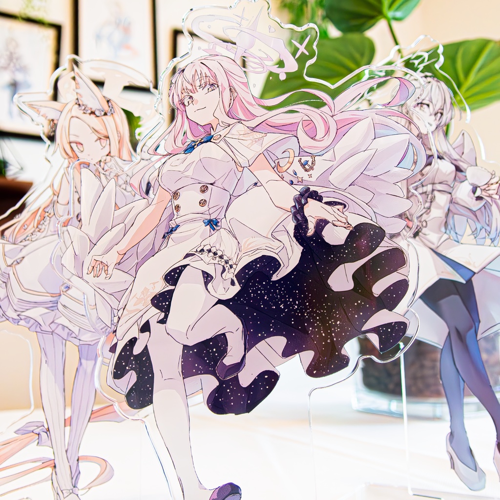 アクリルスタンド「 ティーパーティー ミカ ナギサ セイア 」 ブルアカ アクスタ ブルーアーカイブ