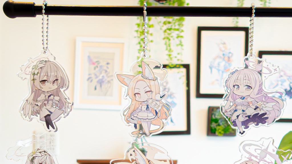 アクリルキーホルダー「 ティーパーティー ミカ ナギサ セイア 」 ブルアカ アクキー ブルーアーカイブ