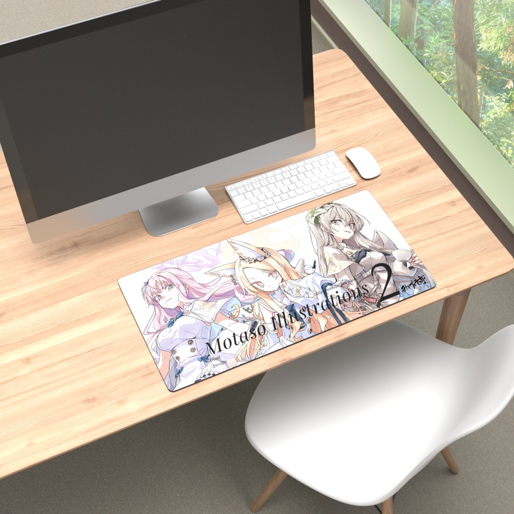 プレイマット「 ティーパーティー ミカ ナギサ セイア 」 ブルアカ ブルーアーカイブ