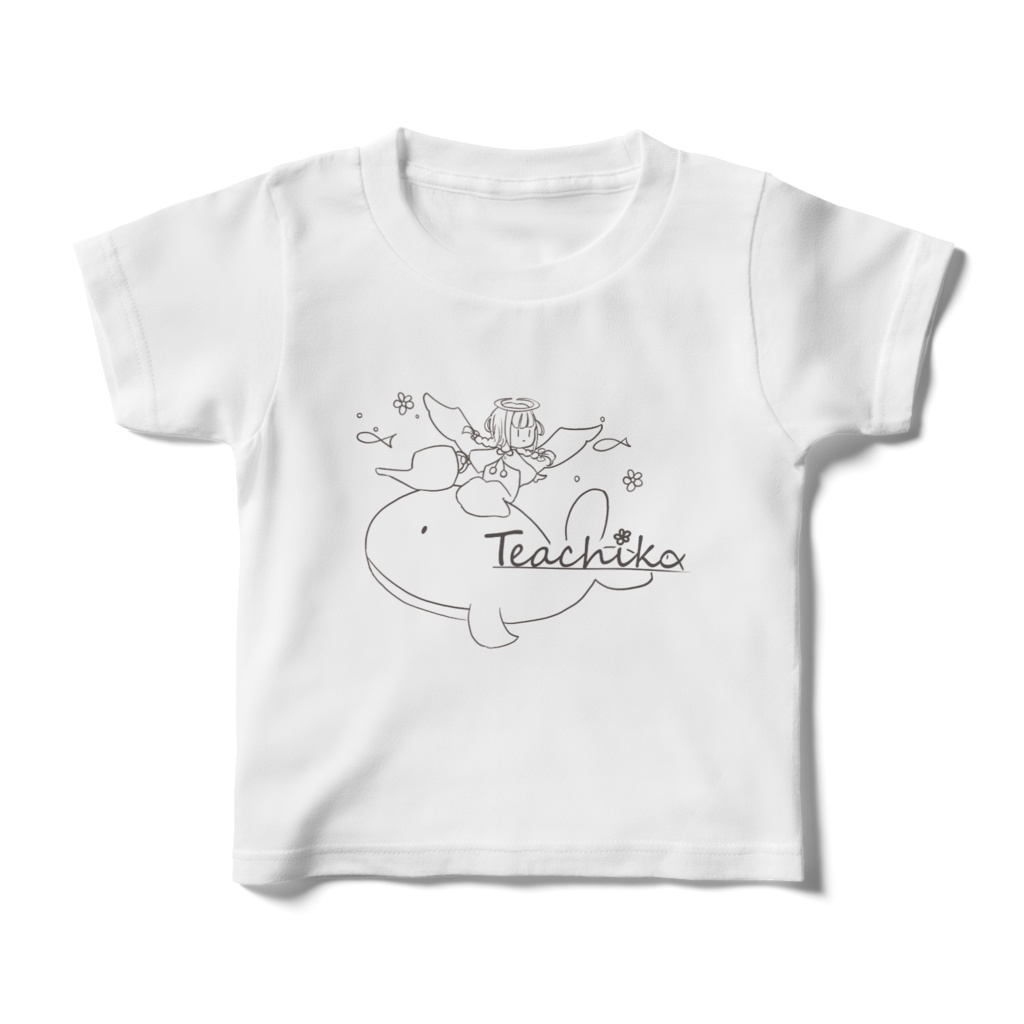 実はとってもエラい天使さま キッズTシャツ