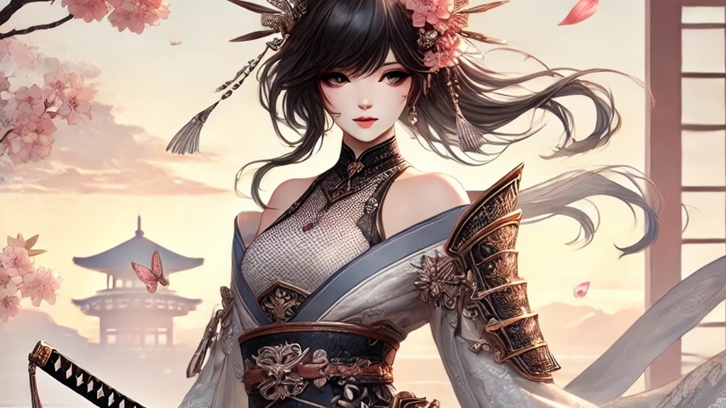 【無料】作業用ゲーム風BGM優雅なる戦士,Blossom Blade: Warrior of Grace