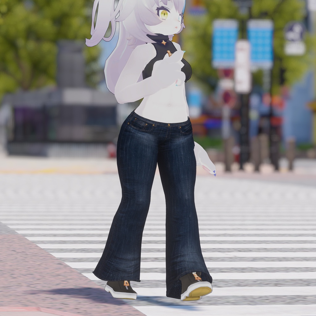 【しっぽが窮屈なあなたへ】ケモノ向けジーンズ