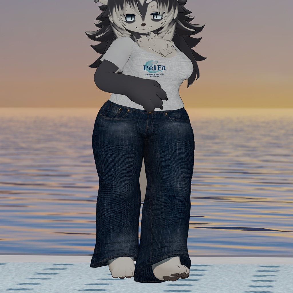 【しっぽが窮屈なあなたへ】ケモノ向けジーンズ