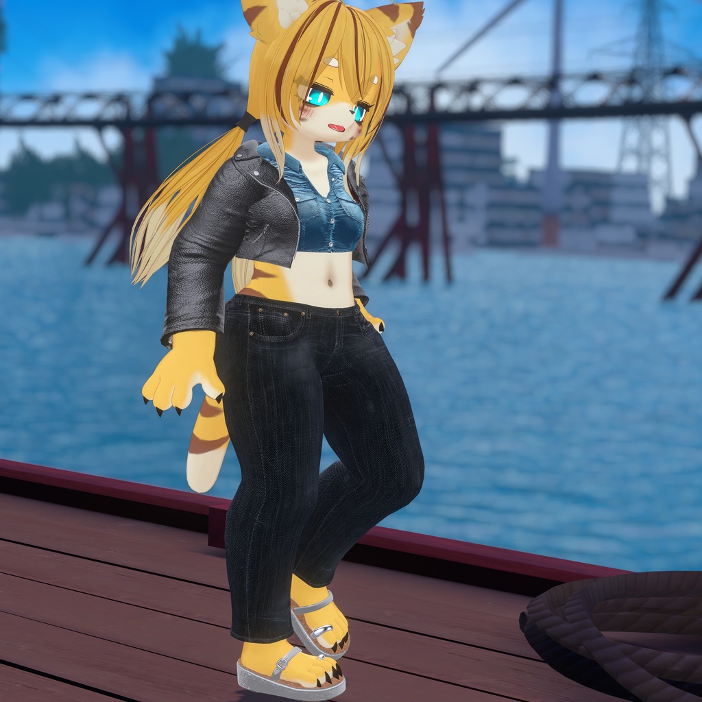 【しっぽが窮屈なあなたへ】ケモノ向けジーンズ