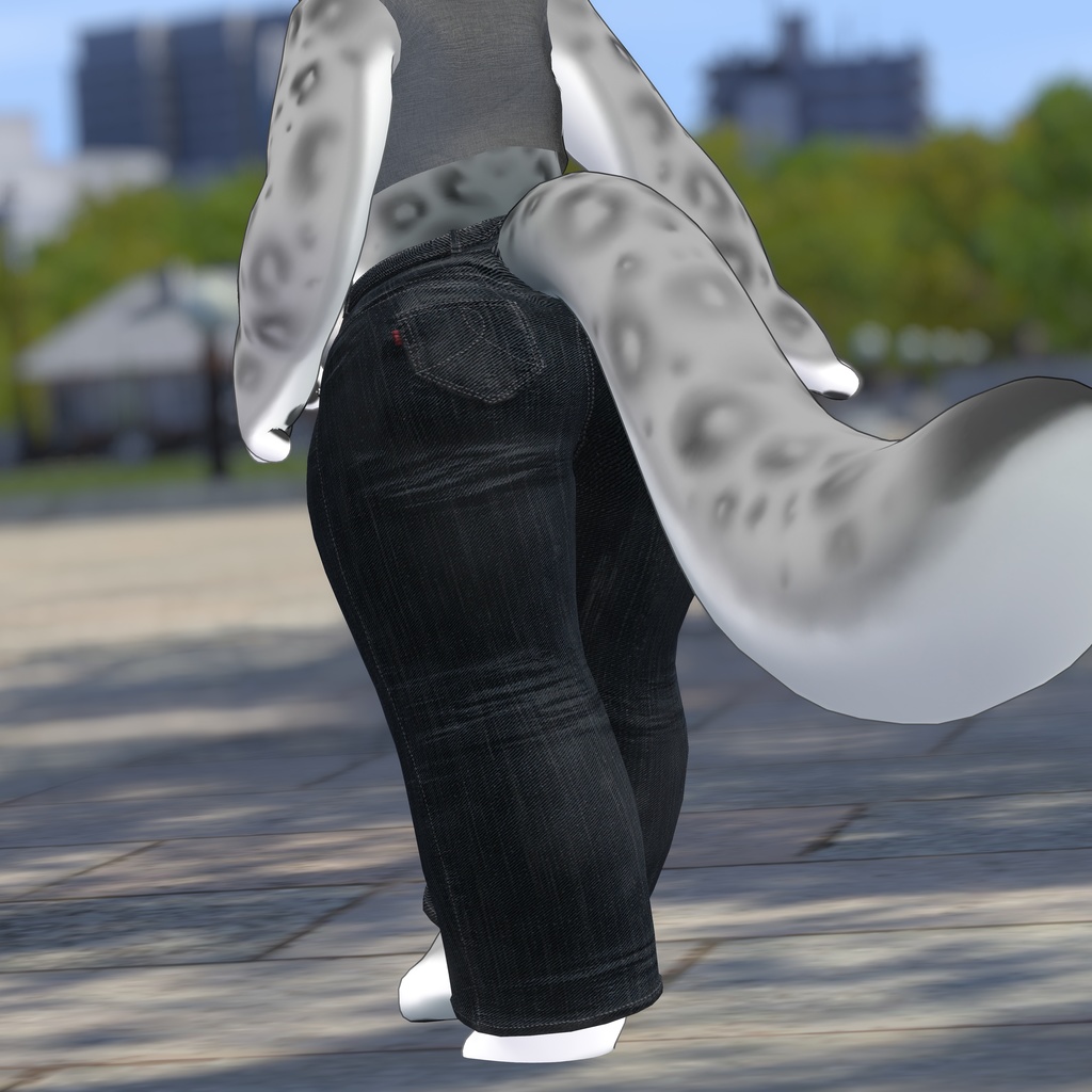 【しっぽが窮屈なあなたへ】ケモノ向けジーンズ