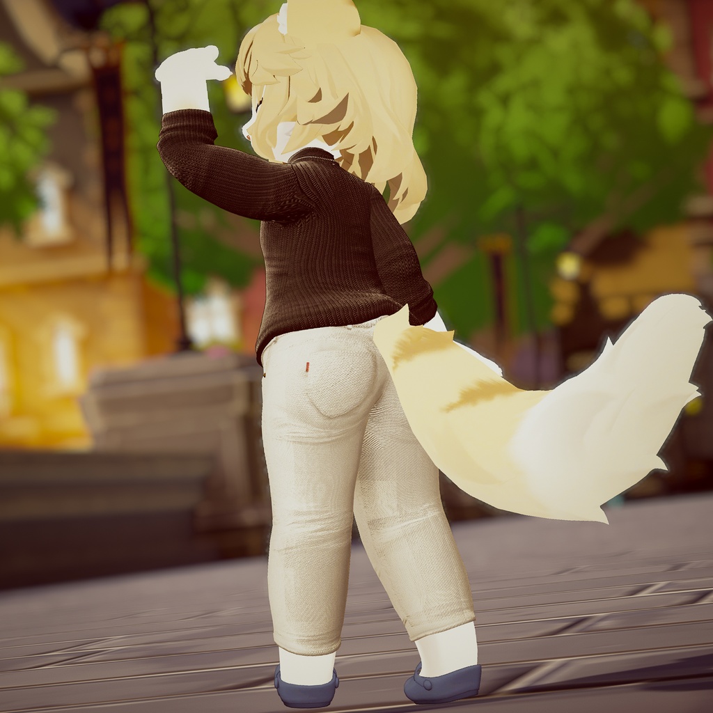 【しっぽが窮屈なあなたへ】ケモノ向けジーンズ