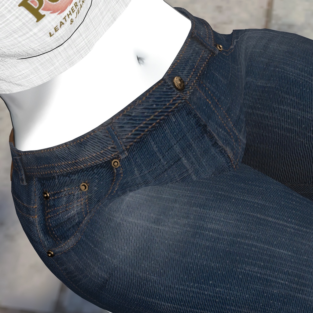 【しっぽが窮屈なあなたへ】ケモノ向けジーンズ