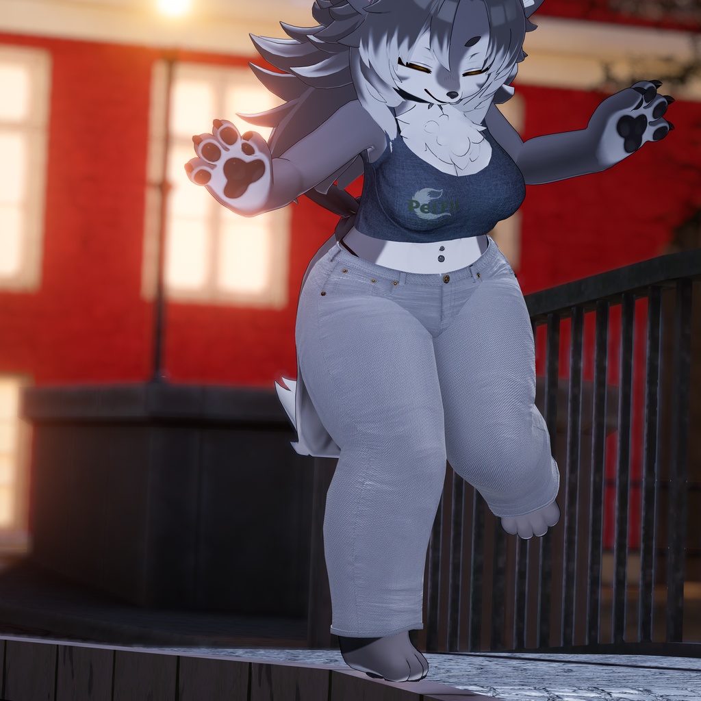 【しっぽが窮屈なあなたへ】ケモノ向けジーンズ