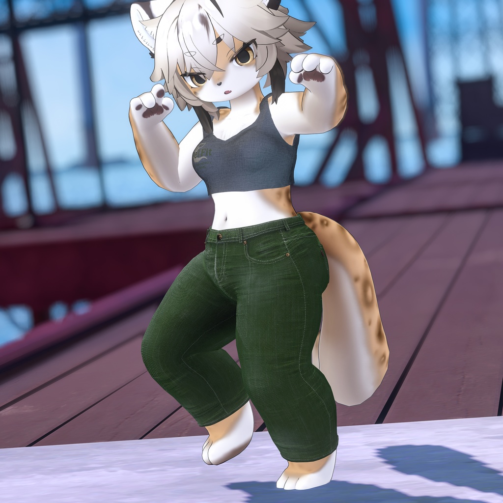 【しっぽが窮屈なあなたへ】ケモノ向けジーンズ