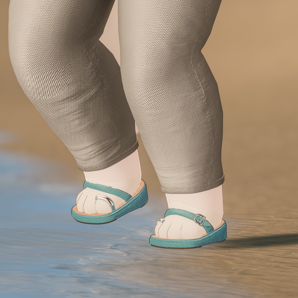 【ケモ足向け】サムリングサンダル