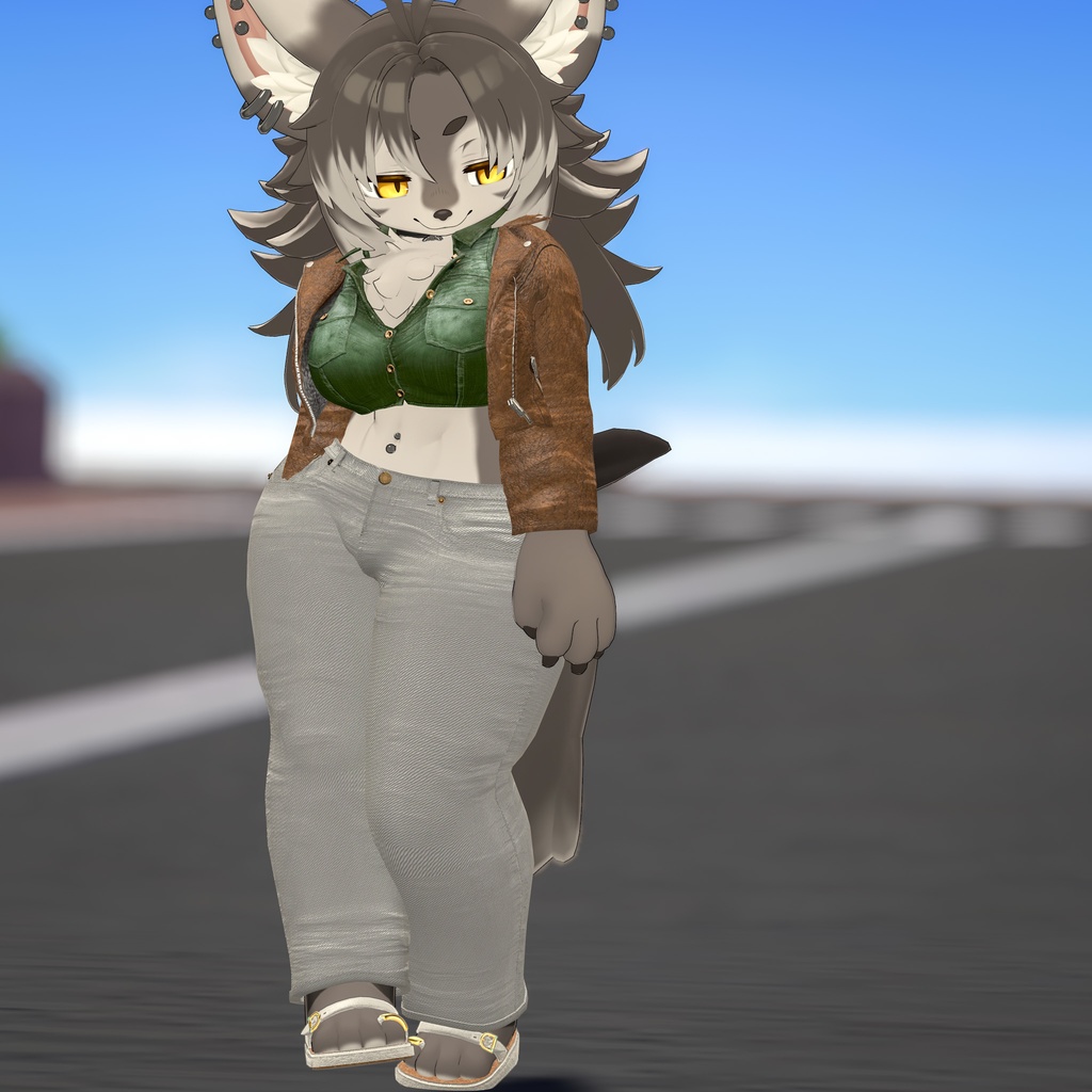 【ladies】デニムベスト