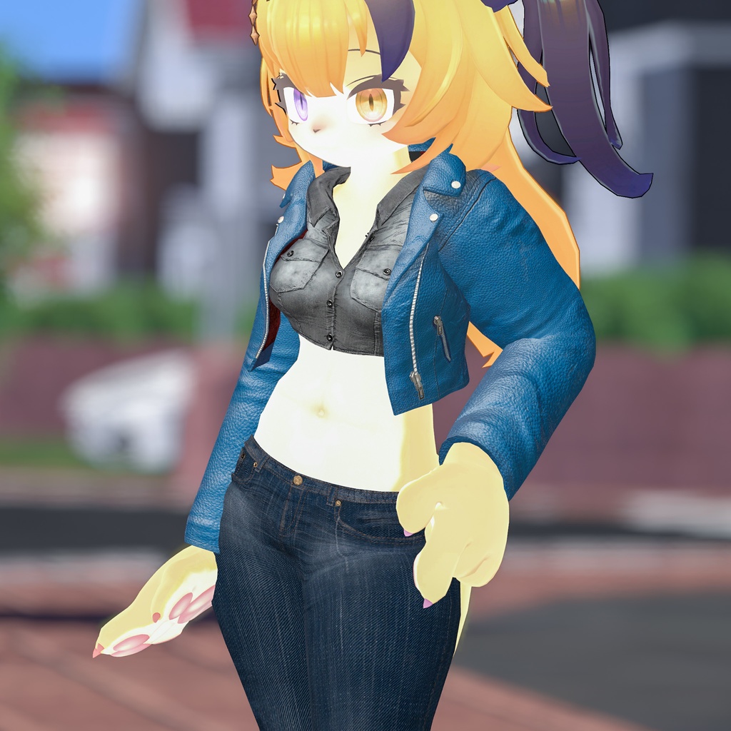 【ladies】デニムベスト