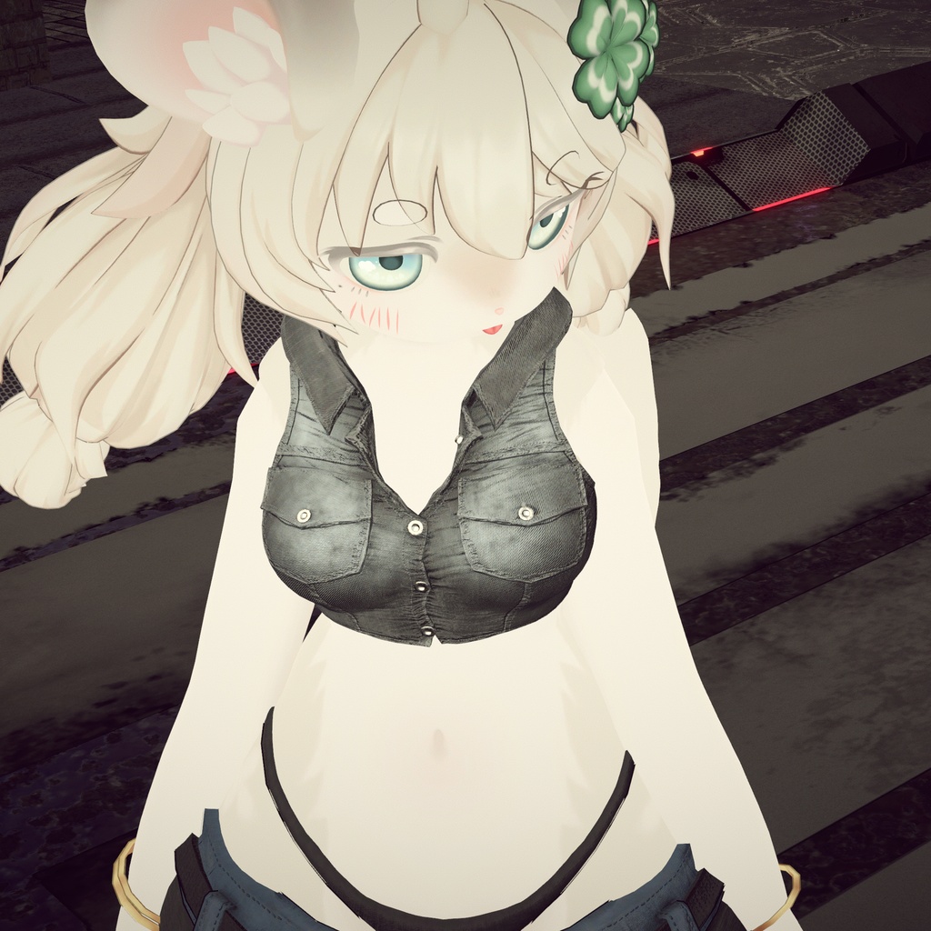 【ladies】デニムベスト